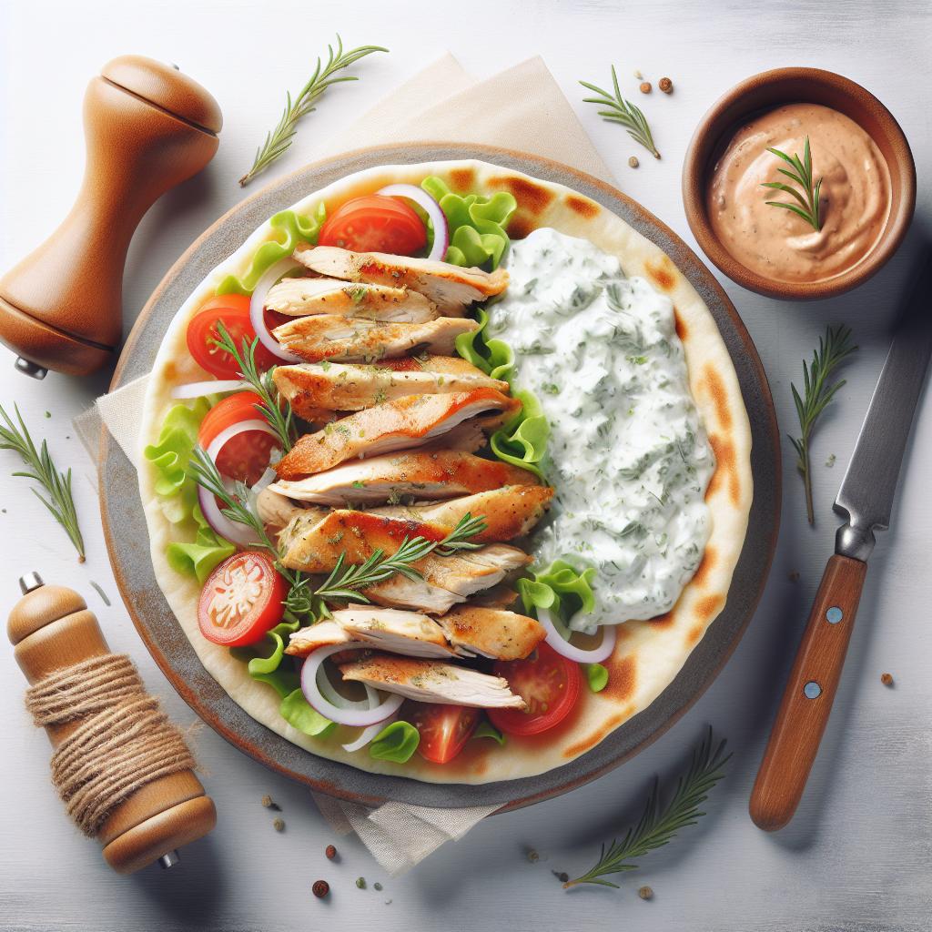 Savor the Flavors: Ultimate Greek Chicken Gyros with Tzatziki