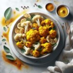 Golden Glow: Roasted Cauliflower with Vibrant Turmeric