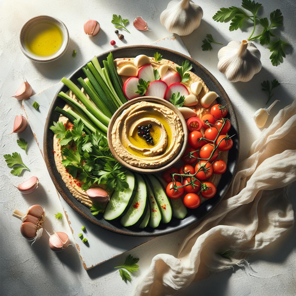 Unlock Flavor: How to Make Roasted Garlic Hummus Dip