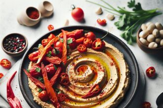 Smoky Roasted Red Pepper Hummus: A Flavorful Twist