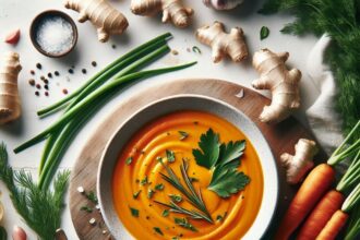 Warm Up with a Zesty Roasted Carrot and Ginger Soup Recipe