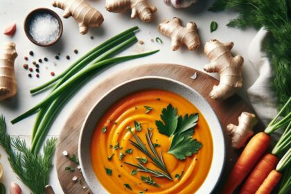 Warm Up with a Zesty Roasted Carrot and Ginger Soup Recipe