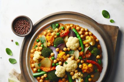 Roasted Cauliflower & Chickpea Curry: A Flavorful Delight