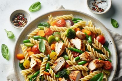 Wholesome Chicken and Vegetable Pasta: A Nutritious Delight