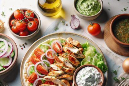Savor the Flavors: Ultimate Greek Chicken Gyros with Tzatziki