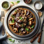 Savory Beef Tips with Mushroom Gravy: A Hearty Classic