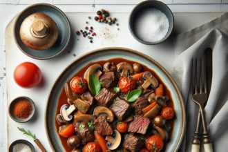 Hearty Beef and Mushroom Stew: Comfort in Every Spoonful