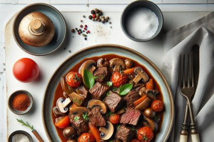 Hearty Beef and Mushroom Stew: Comfort in Every Spoonful