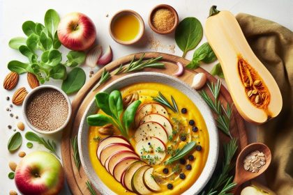 Cozy Comfort: Roasted Squash and Apple Soup Recipe Delight