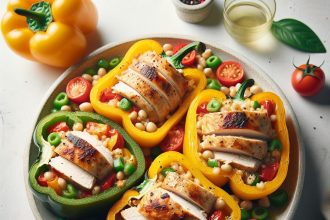 Savory Turkey-Stuffed Bell Peppers: A Wholesome Delight
