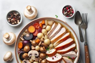 Hearty Turkey and Mushroom Stew: A Comfort Food Classic